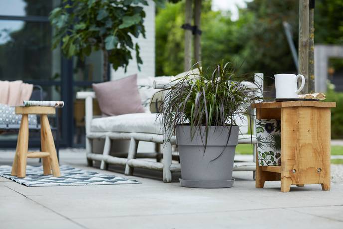 vibia straight rond 30cm living ciment